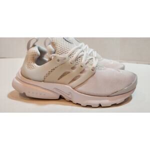 Nike Air Presto Triple White Mesh 844766-100-Size 3 Kids
